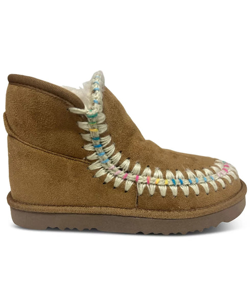 Wild Pair Jolene Pull-on Winter Booties Chestnut Size 8M